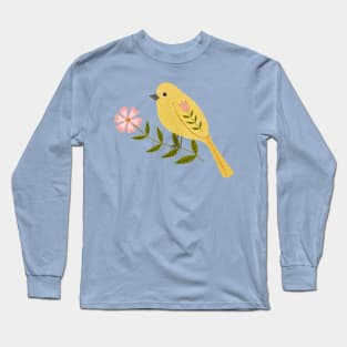 Yellow Bird Long Sleeve T-Shirt